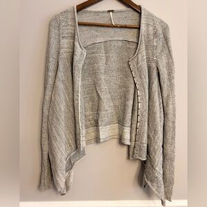 Free People Gray Cardigan